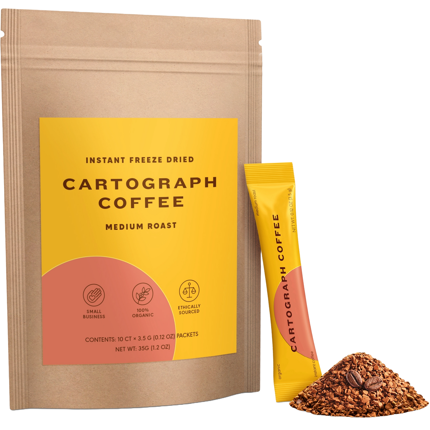 Cartograph Organic Instant Coffee - Medium Roast
